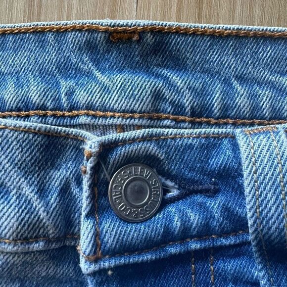 Levi’s Premium Denim 501 Size 27 High Rise Women’s Skinny Blue Jeans Button Fly - Picture 4 of 12